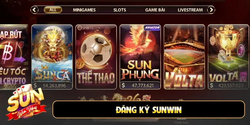 đăng ký Sunwin